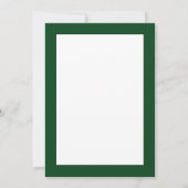 Faire-part de diplôme Vert (Dos)