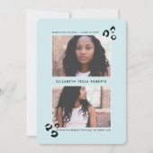 Faire-part de diplôme Wild One (Devant)