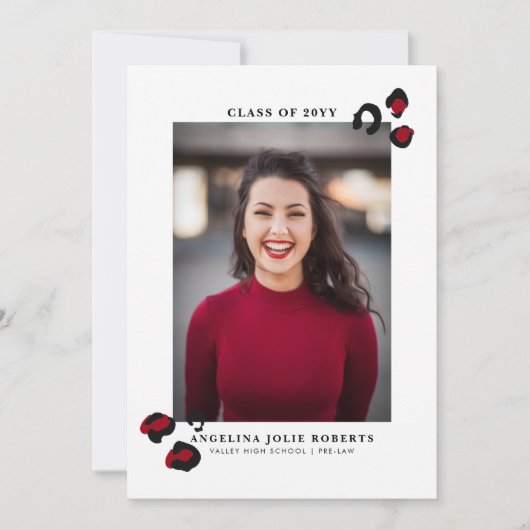 Faire-part de diplôme Wild One (Devant)