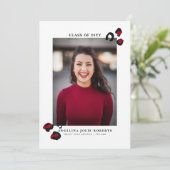 Faire-part de diplôme Wild One (Debout devant)