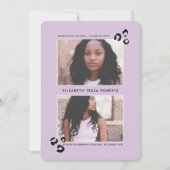 Faire-part de diplôme Wild One (Devant)