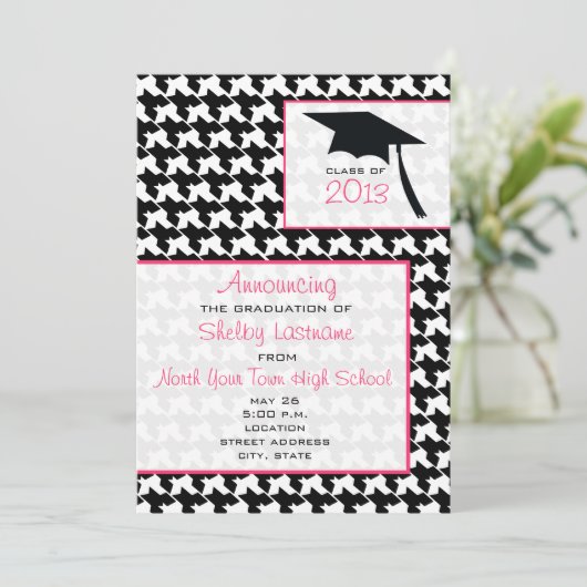 Faire-part de diplômes de Houndstooth 2013 (Debout devant)