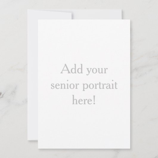 Faire-part de diplômes scolaires (Dos)