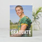 Faire-part de diplômes sportifs modernes (Debout devant)