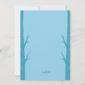 Faire-part de douche de couples de manchots (Dos)