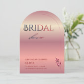 Faire-part de douche de mariée Elegant Arch | Modi (Debout devant)