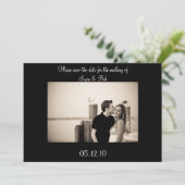 faire-part de faire connaissance, carte de save-th (Debout devant)