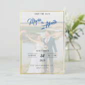 Faire-part de faire-part de mariage Elegant Greene (Debout devant)