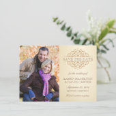 Faire-part de faire-part de mariage élégants de st (Debout devant)