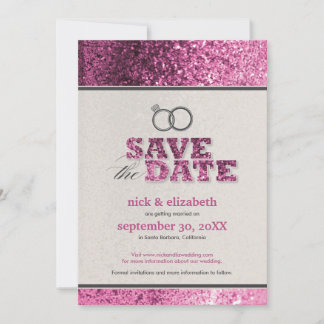 Faire-part de Faire-Part de Mariage "Paillettes et