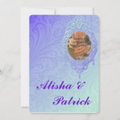 Faire-part de Faire-part de mariage Turquoise pour (Devant)