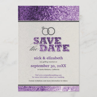 Faire-part de Faire-Part Enregistrer la Date Glitt