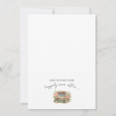 Faire-part de Fête de Mariage Floral Nouveau Chapi (Dos)