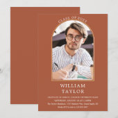 Faire-part de fête de remise de diplôme avec arche (Devant / Derrière)