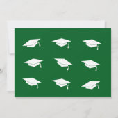 Faire-Part de Fête de Remise de Diplôme avec Chape (Dos)