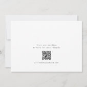 Faire-part de fiançailles Arch Top Save the Date (Dos)