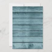 Faire-part de fiançailles au phare de l'océan pour (Dos)