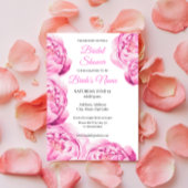 Faire-part de Fiançailles Catherine Pink Peony