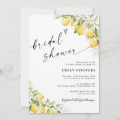 Faire-part de fiançailles Citron Vert (Devant)