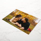 Faire-Part de Fiançailles de Mariage avec Photo et (Rotation)