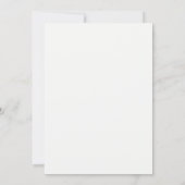 Faire-part de Fiançailles de Mariage de Style Litt (Dos)