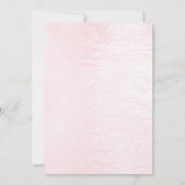 Faire-part de fiançailles Fleurs roses à l'aquarel (Dos)