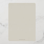 Faire-part de fiançailles minimaliste avec plusieu (Verso)