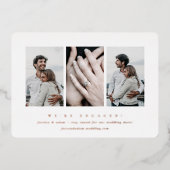 Faire-part de Fiançailles photo 3 minime (Recto)