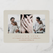 Faire-part de Fiançailles photo 3 minime (Recto)