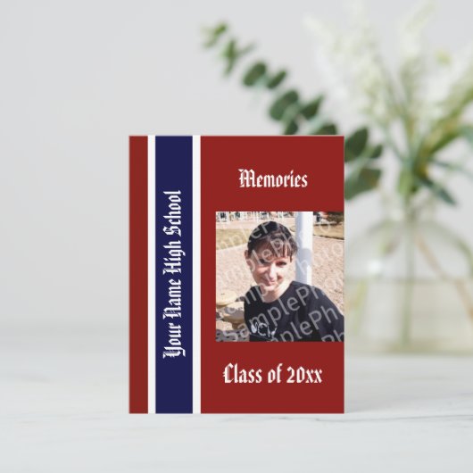 Faire-part de fin d'année (Debout devant)