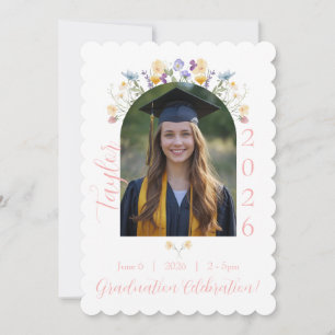 Faire-part de fin d'études botanique Coquille Sain