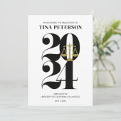 faire-part de fin d'études de droit 2024 (Debout devant)