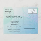 Faire-part de fin d'études secondaires / invitatio (Dos)