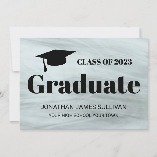 Faire-part de finition en gris 2022 (Devant)