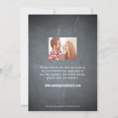 Faire part de Floral Sketch Save The Date - Tablea (Dos)