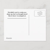 faire-part de fugue (Dos)