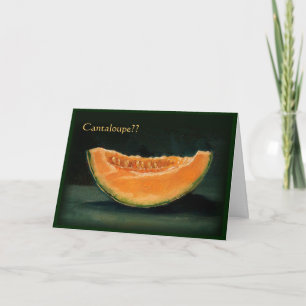 Faire-part de fugue, humour, calembour, CANTALOUP