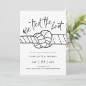 Faire-part de fuite amoureuse, Nous avons noué nos (Debout devant)