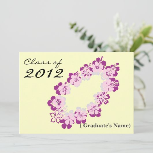 Faire-part de graduation à Hawaï 2012 (Debout devant)