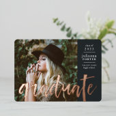 Faire-part de graduation à l'huile esquissée | Noi (Debout devant)