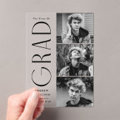 Faire-part de graduation acrylique de la photo mod (In situ (ordinateur de poche))