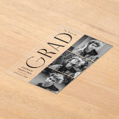Faire-part de graduation acrylique de la photo mod (Poser)