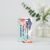 Faire-part de graduation aquarelle (Debout devant)