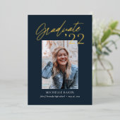 Faire-part de graduation de charm sans effort (Debout devant)