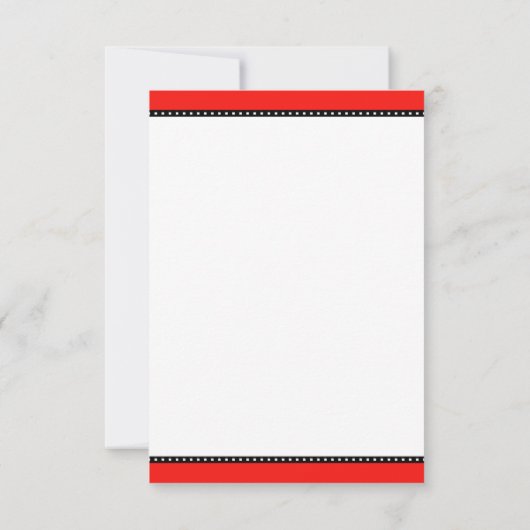 Faire-part de graduation de crosse (Dos)