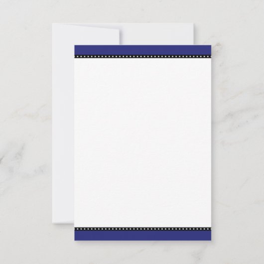 Faire-part de graduation de crosse (Dos)