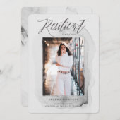 Faire-part de graduation de la classe résiliente (Devant / Derrière)