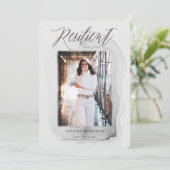 Faire-part de graduation de la classe résiliente (Debout devant)