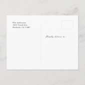 Faire-part de graduation de la feuille de musique (Dos)