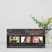 Faire-part de graduation de la Goth Mystique (roug (Debout devant)